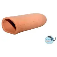 CeramicNature Leghol Rond - Aquarium - Ornament - 14.5x6.5x4.7 cm Rood L