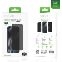 Rixus Privacy Full Curved Edge Tempered Glass For Samsung Galaxy A21s A217F