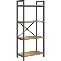 vidaXL Boekenplank 4-laags 56 x 34 x 133,5 cm Bewerkt hout