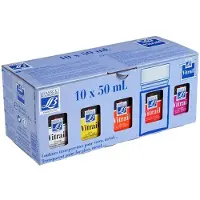 Lefranc Bourgeois Vitrail glas en porseleinverf set 50 ml (10 stuks)