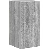 vidaXL - TV - Wandkast - Grijs - Sonoma - 30 - x - 31 - x - 60 - cm - Bewerkt - hout