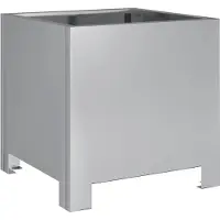 vidaXL Plantenbak 30x30x30 cm gegalvaniseerd staal