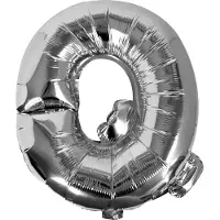 Ginger Ray Pick & Mix - Folieballon letter Q - zilver