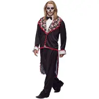 Boland - Kostuum Señor Esqueleto (58/60) - Volwassenen - Day of the dead - Skelet - Halloween - Cosplay - Themafeest