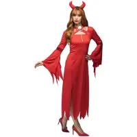 Boland - Kostuum Lady Lucifer (XL) - Volwassenen - Duivel - Demoon - Halloween - Cosplay - Themafeest - Carnaval