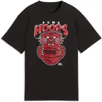 Puma Shirt 'Flagrant Foul' rood / zwart / wit