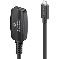 Sonero USB 3.2 Gen1x1 Actieve verlenging - C/C zwart - 10,00m