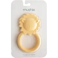 Mushie Siliconen Bijtring | Lion Soft Yellow
