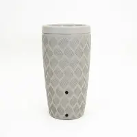 Vita Regenton Flow licht grijs 240L + Kraan met Gardena koppeling + plantenbak