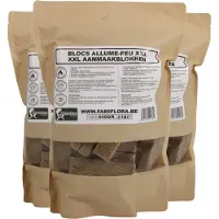 Famiflora XXL Aanmaakblokjes Bruin - 3x 540g (54 stuks) - Extra Grote Blokken - Langere Brandduur - Ideaal voor Grote Haarden