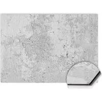 KitchenArt - Urban White Spatscherm - 60x40 cm - Spatscherm Achterwand Keuken - Spatwand Keuken