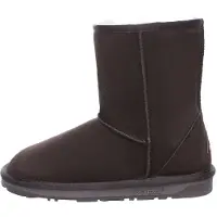 EVER AU Boots 'Parrot' chocoladebruin