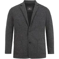 Jan Vanderstorm loose fit colbert Plus Size ALBIN zwart male | Maat: 70 (4XL)