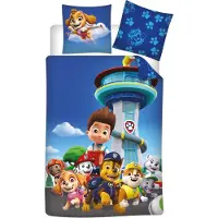 Paw Patrol Pat Patrouille Dekbedovertrek 140 x 200 cm +65X65cm – polyester