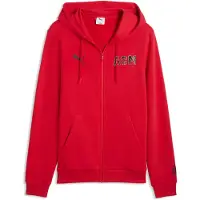 Puma Sportsweatvest 'AC Milan' vuurrood / zwart / wit