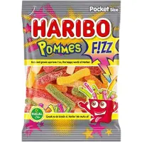 Haribo Pommes – Zure Fruitgom – Halal - 24 x 100gram Voordeeldoos