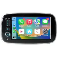 Hexinex Quad-Core autoradio Geschikt voor Benz Smart Fortwo/Forfour 453 basisversie 2014-2022 - Draadloos CarPlay, Android Auto, multimediaspeler, Android 15, 2GB+64GB
