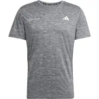 Adidas Functioneel shirt 'Own The Run' grijs gemêleerd / offwhite