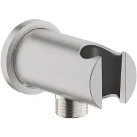 GROHE Wandaansluitbocht Rainshower Met Houder Rond, Supersteel