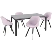 Notio Living Sabine&Ben-Eetset - 160 cm - Rose
