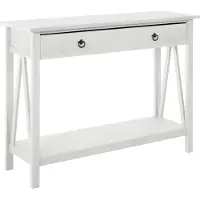 Loft 24 Titian-Consoletafel - 1-lade - Wit Grenen