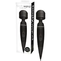 Bodywand Midnight compacte wand-massager met netsnoer - zwart