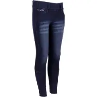 Harry's Horse Paardrijlegging Diva Violet Denim Full Grip Kids Denim - 140