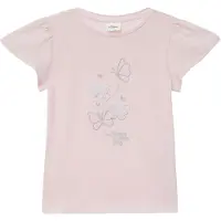 s.Oliver Shirt rosa / zilver / wit
