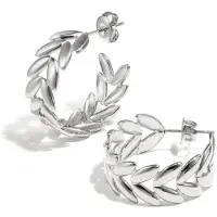 Yehwang Oorringen cutie zilver