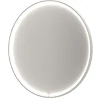 Ink SP33 Spiegel Rond In Kader 100cm Directe & Indirecte LED - Mat Wit - Aluminium, Glas - Rond - Spiegels, Badkamerspiegels - 8718835387730