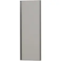 Ink SP18 Toiletspiegel 30x80cm In Kader - Geborsteld Metal Black - Aluminium, Glas - Rechthoekig - Spiegels, Badkamerspiegels - 8718835411145