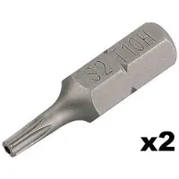 Kreator Torx Bit T30 met Pin, 2 stuks, 25mm