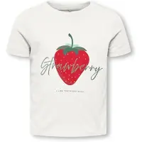 ONLY Kmgcandy T-shirts Dames Wit 116