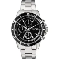 s.Oliver Analoog horloge zwart / zilver