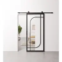 Barnwoodweb Schuifdeur Staal en Glas Elegant