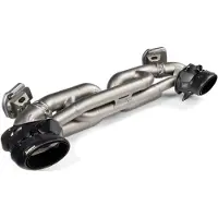 Akrapovic 20-21 Porsche 911 Turbo/Turbo S (992) Tail Pipe Set (Titanium) - Black