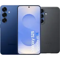 Samsung Galaxy S25 256 Go Bleu Foncé 5G + Kindsuit Back Cover Noir