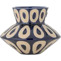 Bloomingville - Bashir Vase - Blue - Stoneware