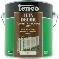 Tenco Tuindecor Wit Mat 2,5 liter