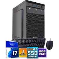 Screenon Intel Compleet PC SET | Intel Core i7 | 16 GB DDR4 | 512 GB SSD + Muis & Toetsenbord | Windows 11 Pro + WiFi & Bluetooth
