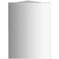 Aqualine Zoja - Spiegelkast, 72x37x37 cm, hoek, wit 50352