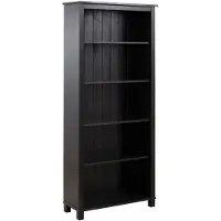 Notio Living Pivo - Bookcase with 4 shelves in pine havana (171 x 77 x 31 cm)