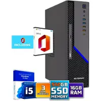 Screenon Ultra SFF i5 Office PC - Business Office Computer | 16 GB RAM | 512GB SSD M.2 | DVD±RW | Windows 11 Pro | WiFi-Bluetooth | Inclusief Microsoft Office!