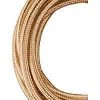Bailey Textielsnoer metallic champagne 2 x 0.75mm², 3 meter
