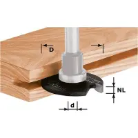 Festool HW D40X5 SCHIJFGROEFFREES