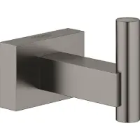 GROHE Haak Essentials Cube Hard Graphite Geborsteld