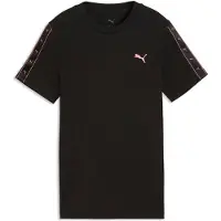 Puma Functioneel shirt 'Essentials' rosa / zwart