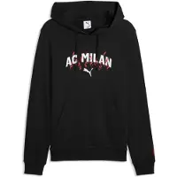 Puma Sportsweatshirt 'AC Milan' roestbruin / zwart / wit