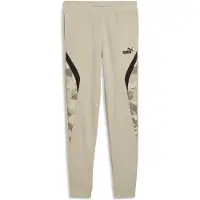 Puma Broek 'Essentials' beige / donkerbeige / zwart