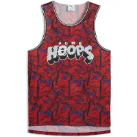 Puma Flagrant Foul basketbaltank voor Heren, Grijs, Maat XL
